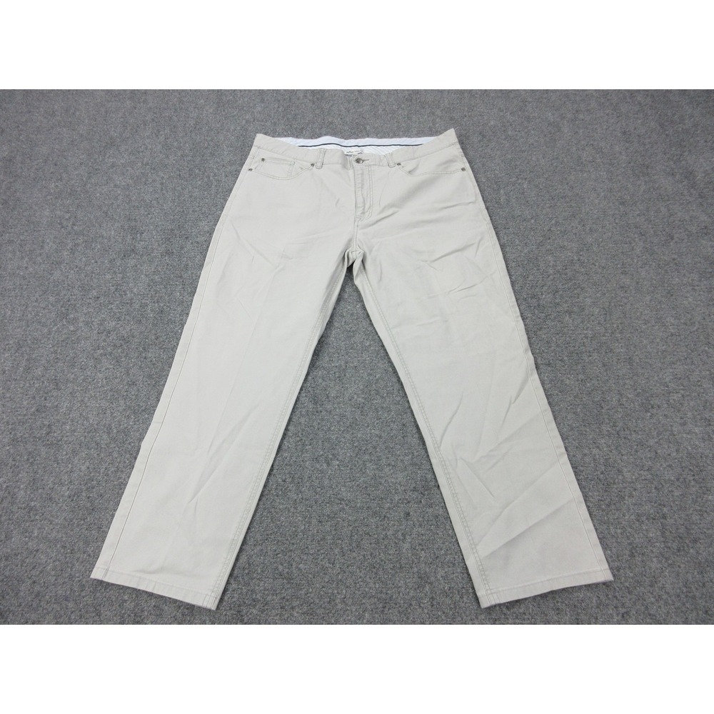 Peter Millar Pants Mens 38x30 Gray 5 Pocket Chino Straight Golf Stretch Casual